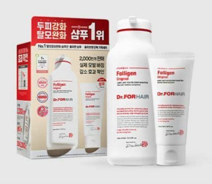 Dr.FORHAIR Folligen Champú 300ml + 100ml Cofre Especial - Imagen 2