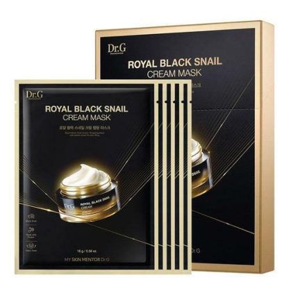 Dr.G Royal Black Caracol Crema Mascarilla Hoja 5 Hojas