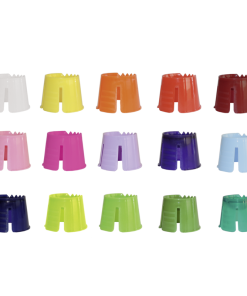 Dappenbehälter, farbig, 1.000 Stück